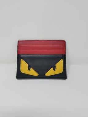 FENDI Monster Eyes Card Holder Wallet